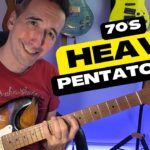 Heavy 70s Rock Jam in D Minor | Major, Minor & Dominant Pentatonics Explained